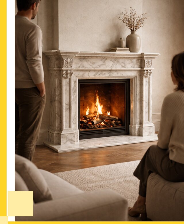 Мраморные камины под ключ в Бийске от 259675 р. | ЭриданБск