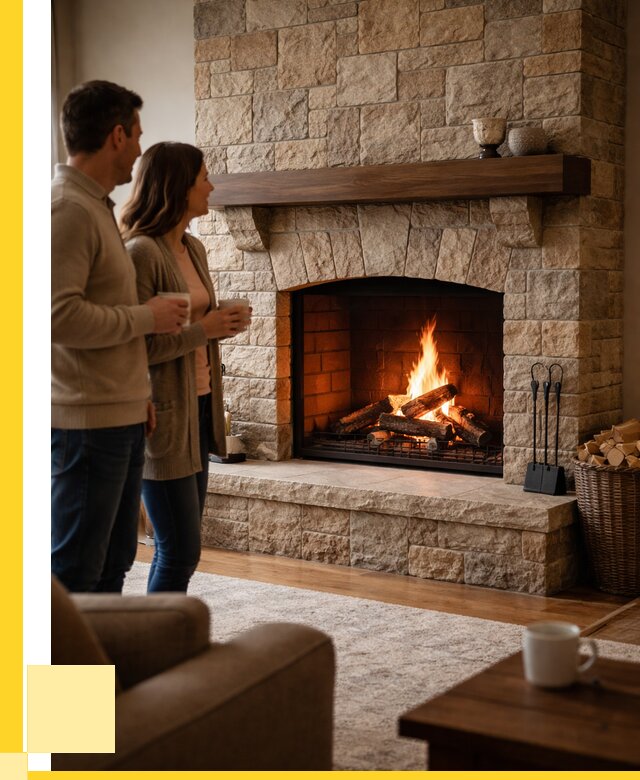 Каменные камины на заказ в Бийске от 186966 р. | ЭриданБск