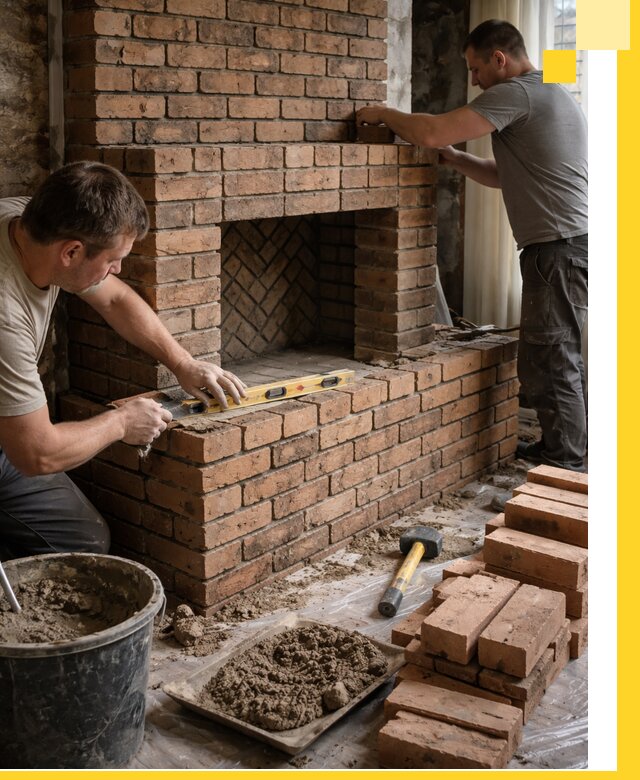 Изготовление и установка кирпичных каминов в Бийске