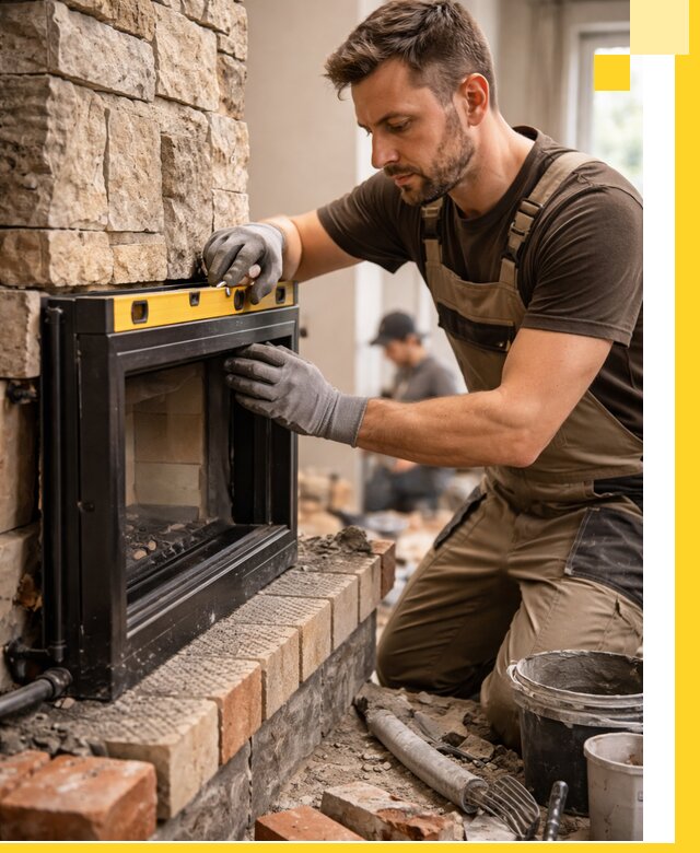 Дровяные камины под ключ в Бийске: монтаж, обустройство