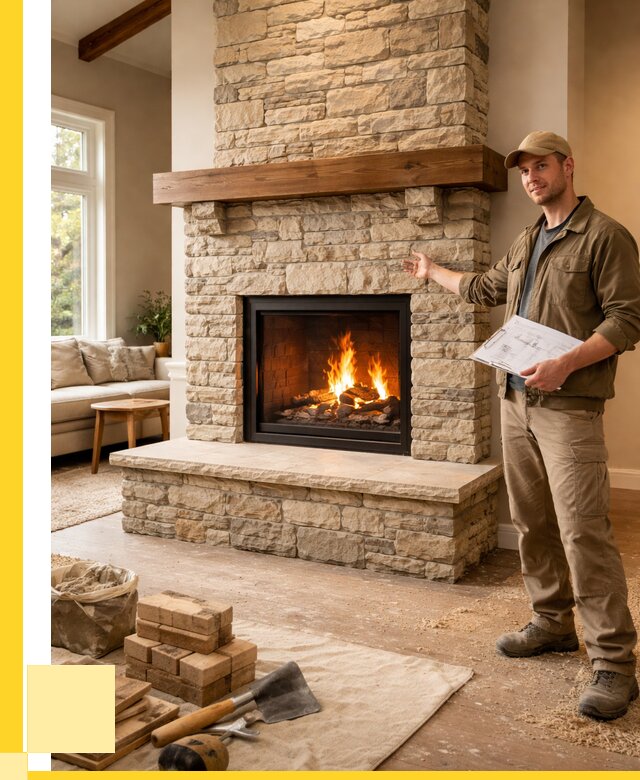 Камины под ключ в Бийске от 186966 р. | ЭриданБск — установка