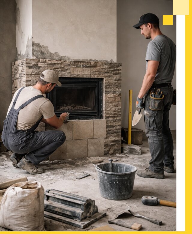 Камины под ключ в Бийске: проект, изготовление и монтаж