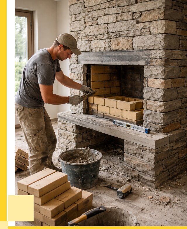 Кладка каминов и камина в Бийске от 25968 р. ЭриданБск