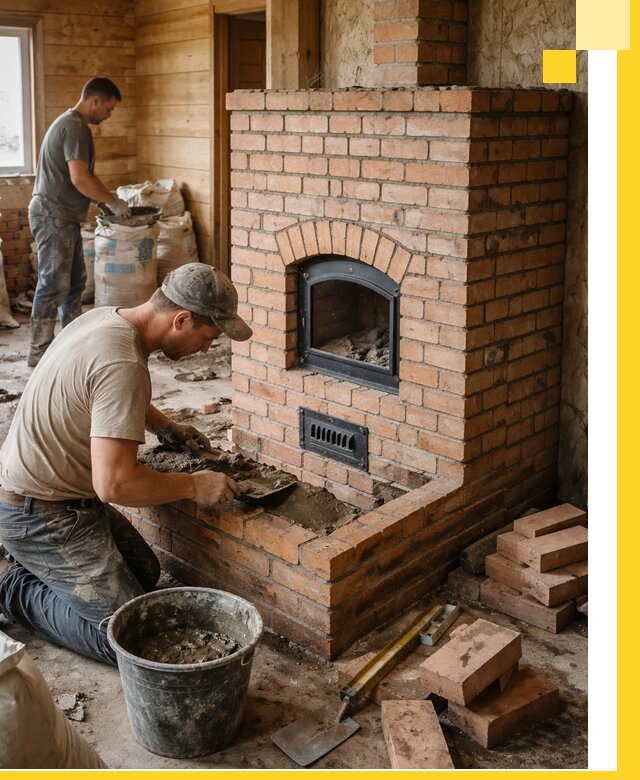 Профессиональное строительство печей в Бийске под ключ