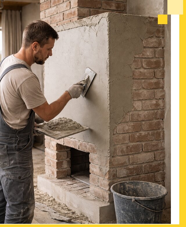 Отделка печей и облицовка каминов в Бийске под ключ