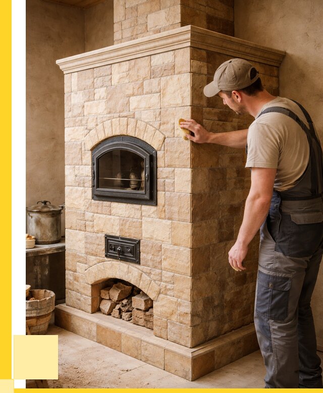 Облицовка печей в Бийске от 4674 р. под ключ | ЭриданБск