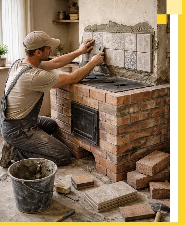 Печи с плитой на заказ монтаж гарантия и сервис в Бийске