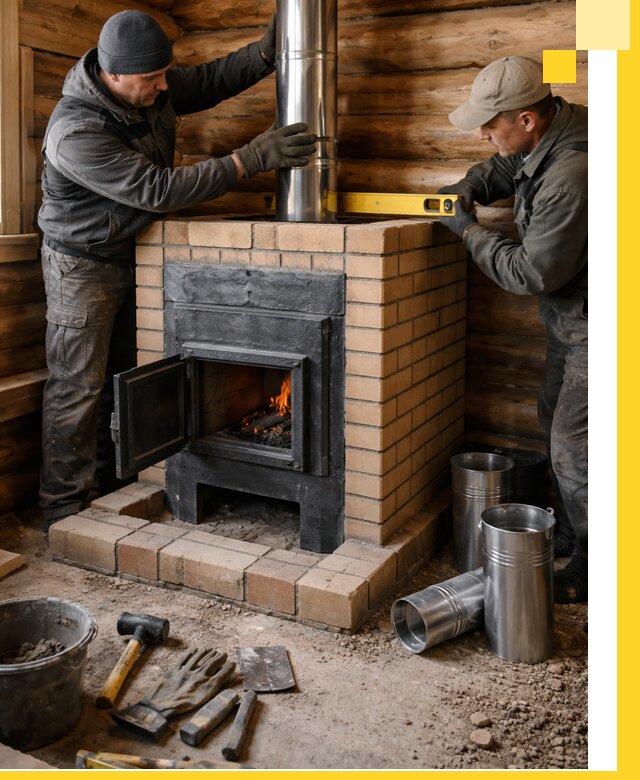 Проектирование, изготовление и установка банных печей в Бийске