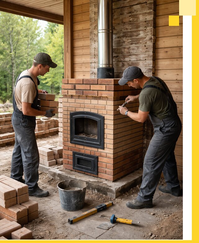 Производство и установка дачных печей под ключ в Бийске