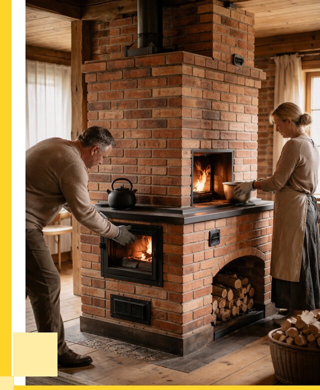 Печи для загородного дома под ключ в Бийске от 83096 р. | ЭриданБск