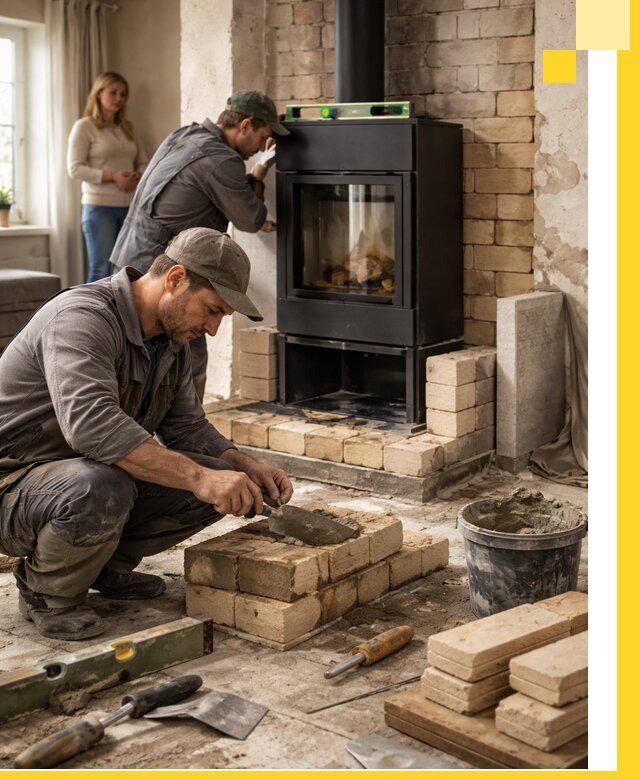 Печи и камины под ключ: проект, установка в Бийске