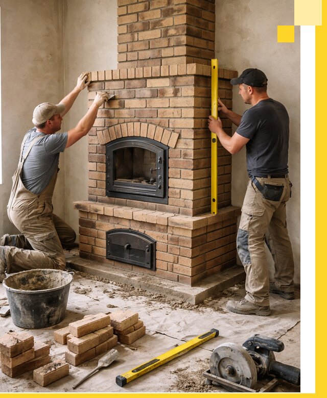 Продажа и установка печей и каминов для дома под ключ в Бийске