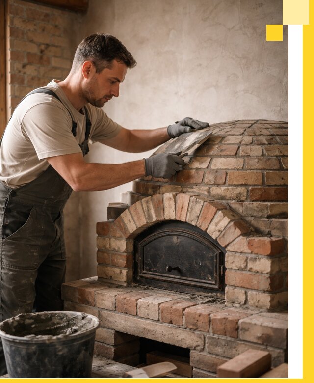 Изготовление и монтаж помпейских печей на заказ в Бийске