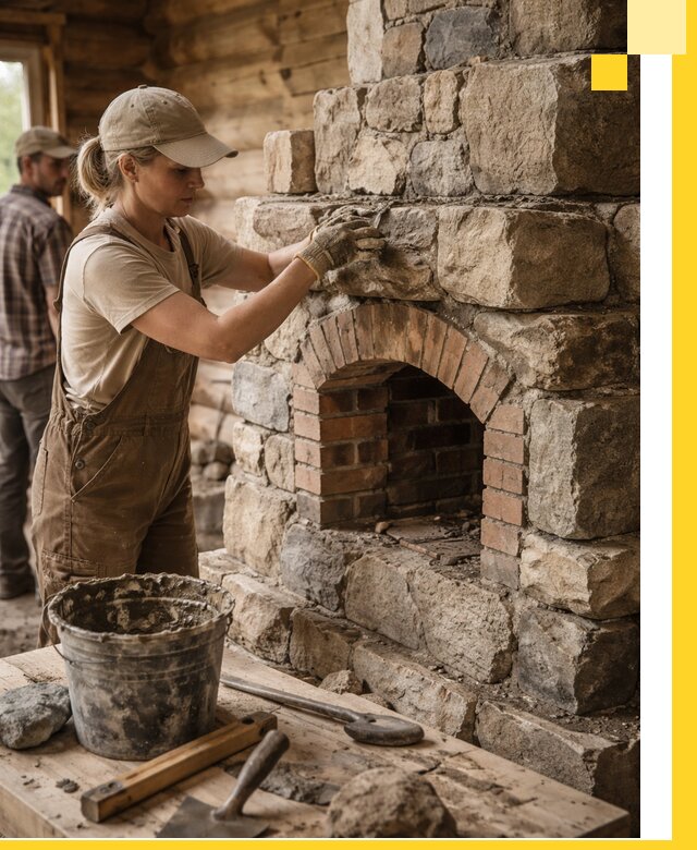 Каменные печи на заказ и монтаж в Бийске, долговечные решения