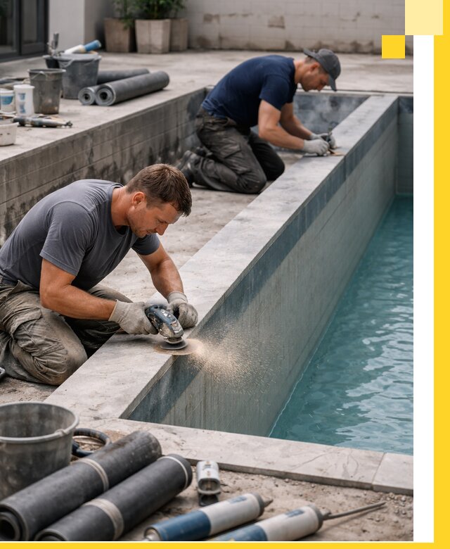 Профессиональный ремонт бассейнов под ключ в Бийске