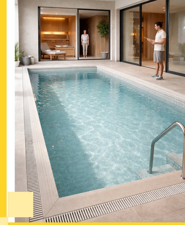 Отделка бассейна пленкой ПВХ в Бийске от 3635 р. - ЭриданБск