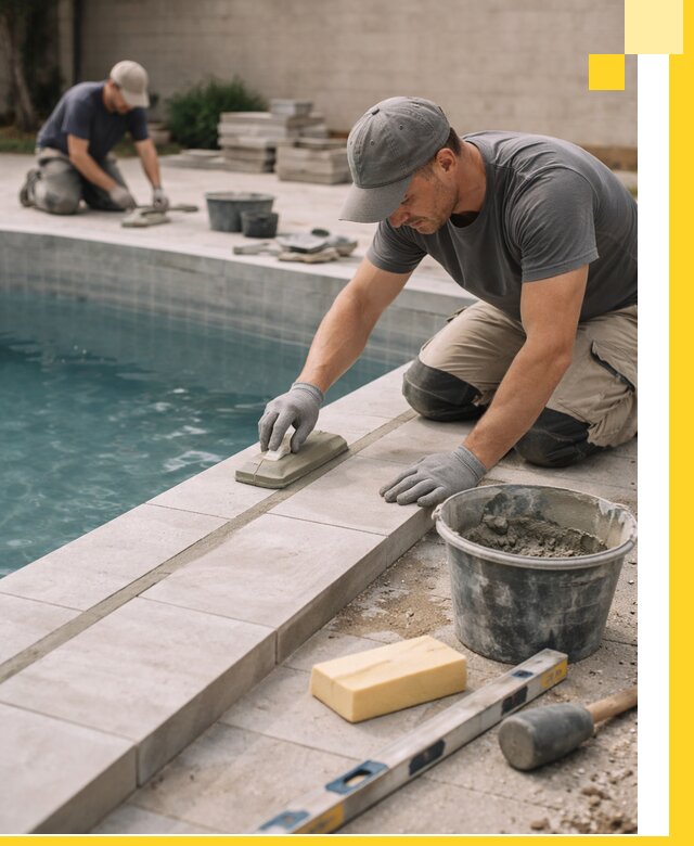 Отделка бассейнов в Бийске: декоративная отделка и гидроизоляция