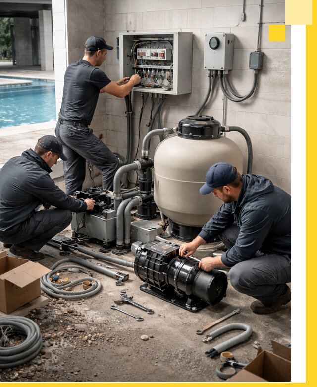 Профессиональный монтаж оборудования для бассейнов в Бийске