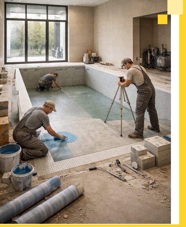 Проект и строительство закрытых бассейнов в Бийске под ключ