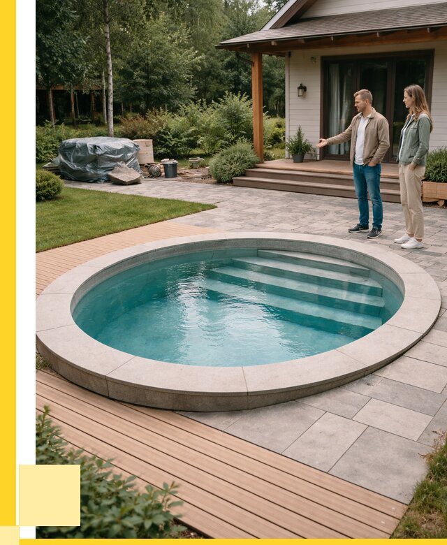 Бассейн на даче под ключ в Бийске от 207740 р., ЭриданБск