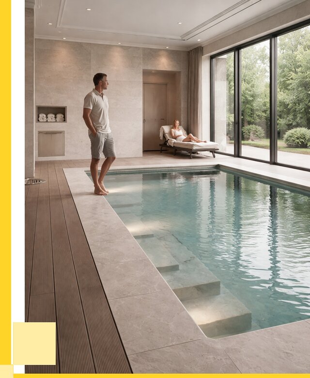 Бассейны в коттедже под ключ в Бийске от 1246440 р. | ЭриданБск