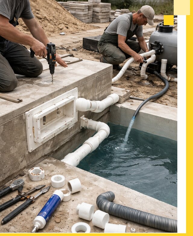 Строительство скиммерных бассейнов под ключ в Бийске