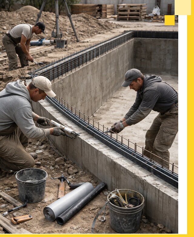 Качественный монтаж чаши бассейна в Бийске под ключ с гарантией