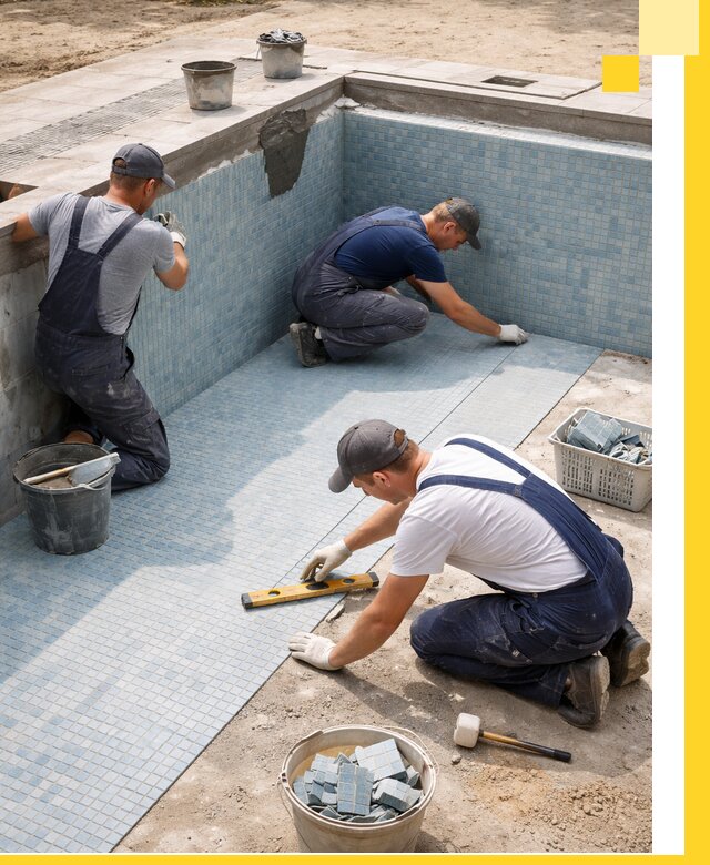 Укладка и установка плитки для бассейнов под ключ в Бийске