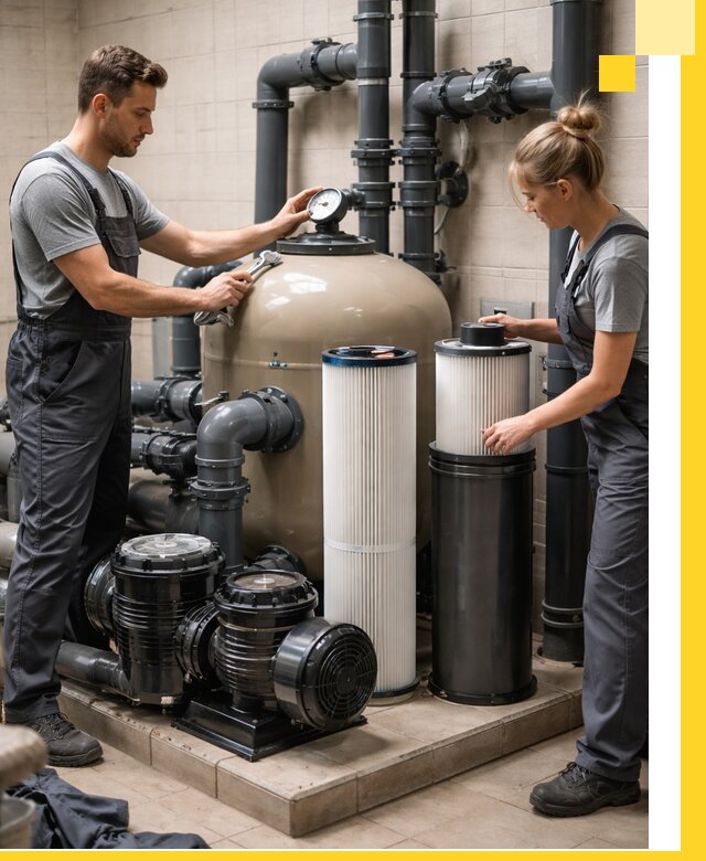 Фильтры и системы фильтрации для бассейнов в Бийске