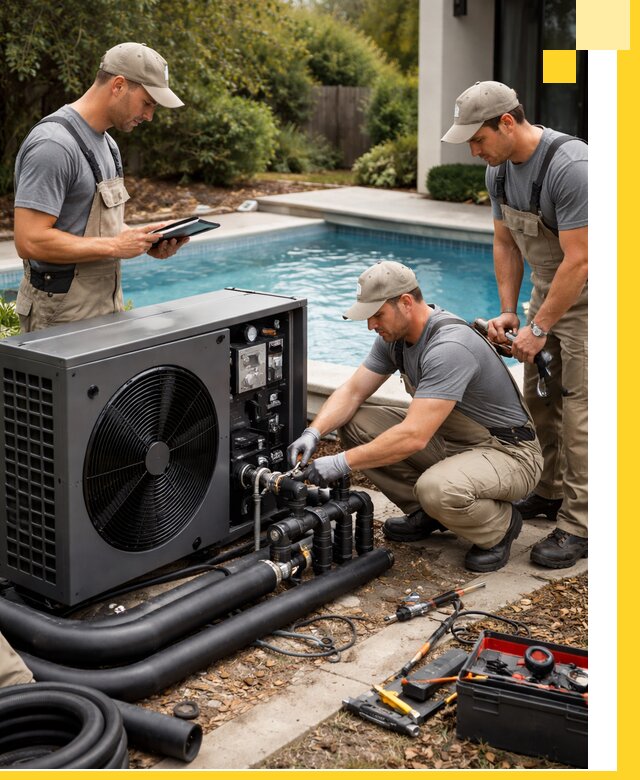 Проектирование и установка тепловых насосов для бассейнов в Бийске