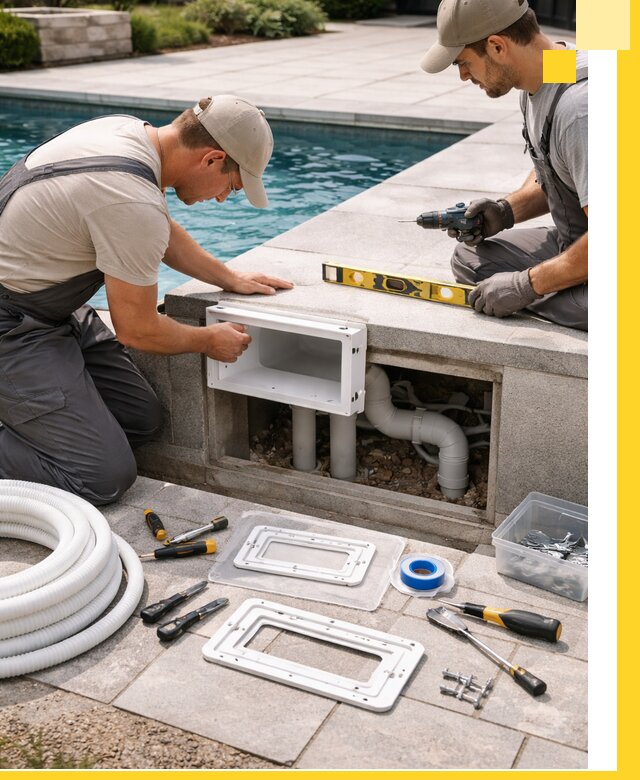 Поставка и установка скиммеров для бассейнов в Бийске