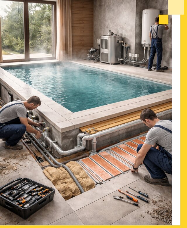 Проектирование и строительство тёплых бассейнов в Бийске