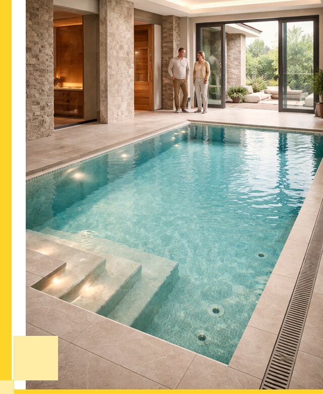 Бассейн во дворе в Бийске: проект, отделка от 1246440 р. | ЭриданБск