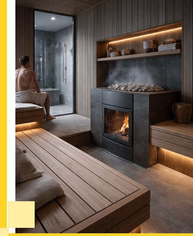 Проект сауны в частном доме в Бийске от 36355 р. | ЭриданБск