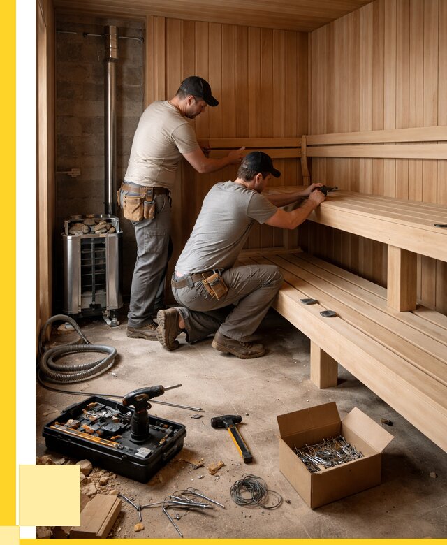 Монтаж саун под ключ в Бийске от 124644 р. | ЭриданБск