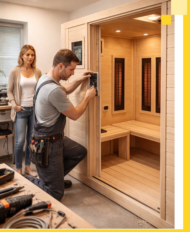 Инфракрасные сауны под ключ в Бийске продажа и установка