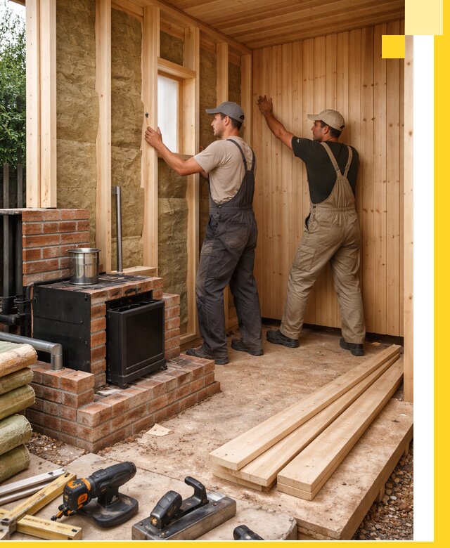 Строительство и установка дачных саун под ключ в Бийске