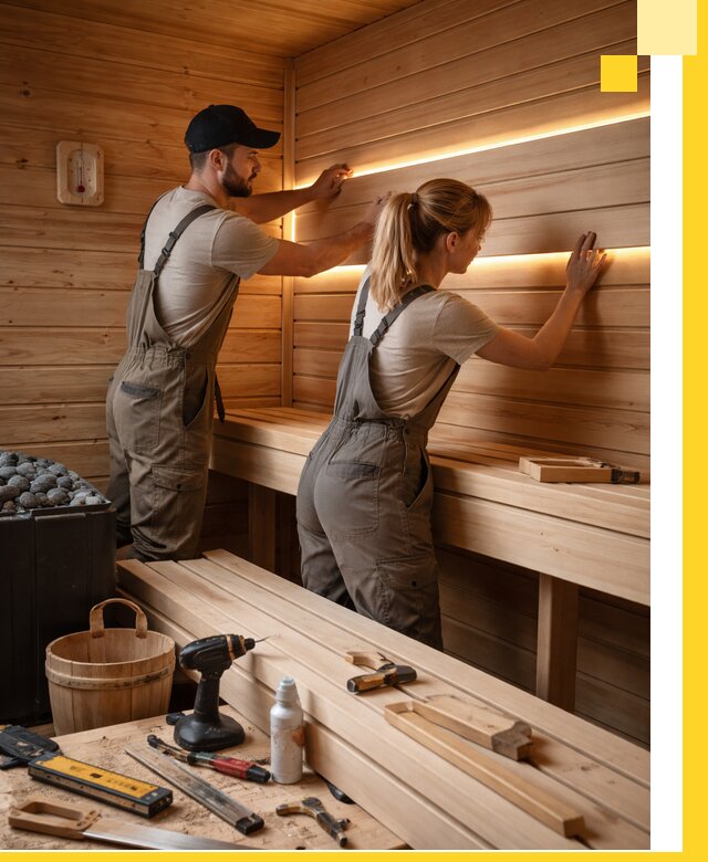 Дизайн саун и бань под ключ с индивидуальным проектом в Бийске