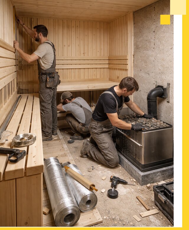 Индивидуальные сауны на заказ в Бийске под ключ, проект и монтаж