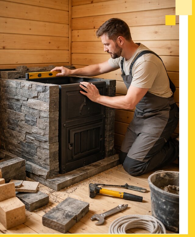 Производство и установка печей для саун под ключ в Бийске