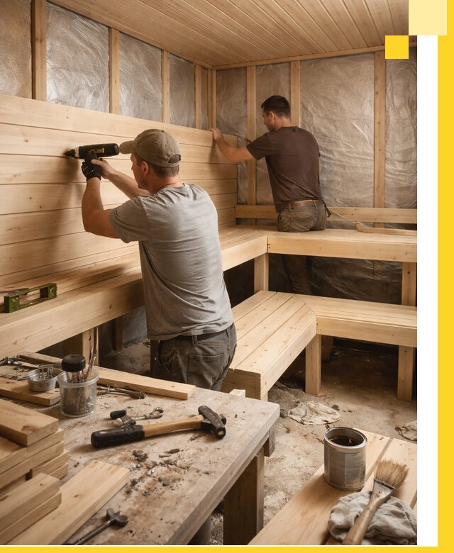 Профессиональная отделка бань и саун под ключ в Бийске