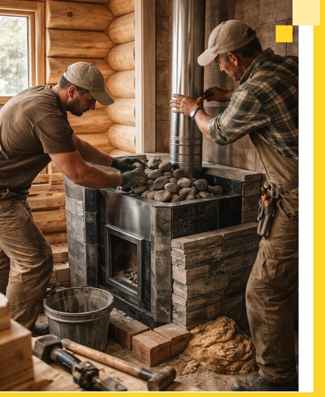 Строительство и отделка русских бань под ключ в Бийске