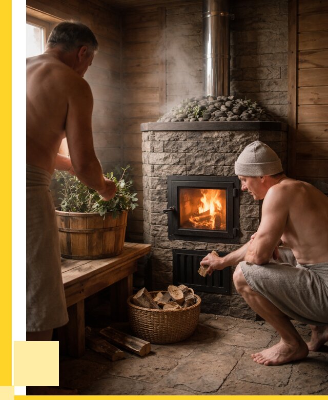 Банные печи под ключ в Бийске от 46742 р. | ЭриданБск кирпичная