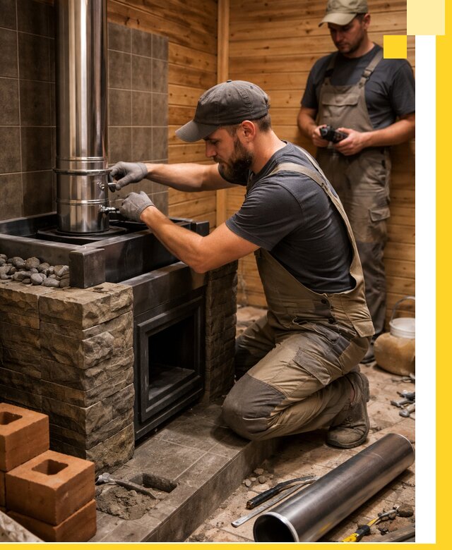 Изготовление и установка банных печей под ключ в Бийске