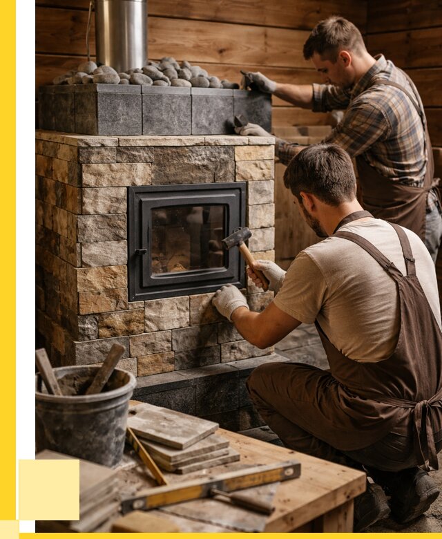 Облицовка банной печи в Бийске от 15581 р. | ЭриданБск