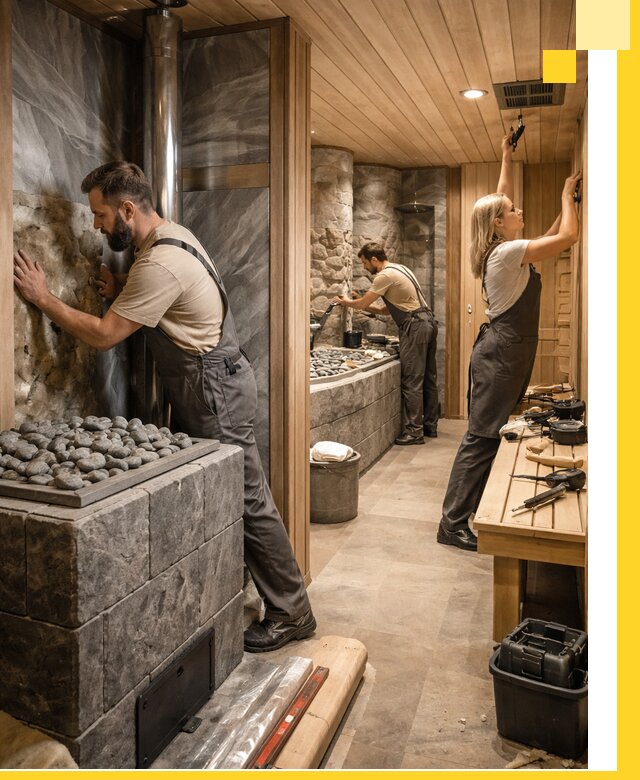 Строительство бань и SPA процедур в Бийске под ключ и отделкой