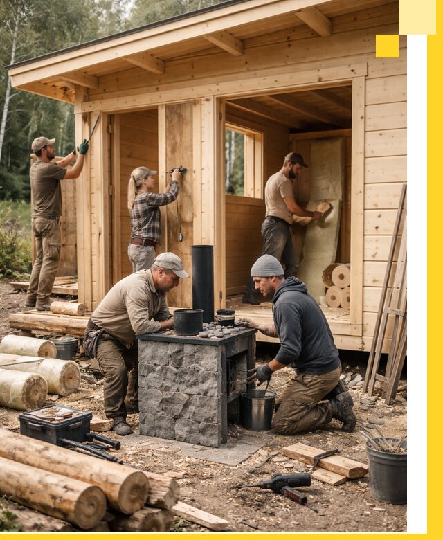 Купить баню под ключ в Бийске строительство монтаж отделка