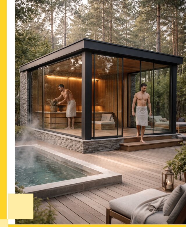 Стеклянные бани и двери в Бийске от 467415 р. | ЭриданБск