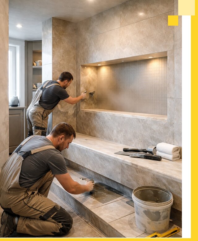 Профессиональное строительство хамама в квартире в Бийске