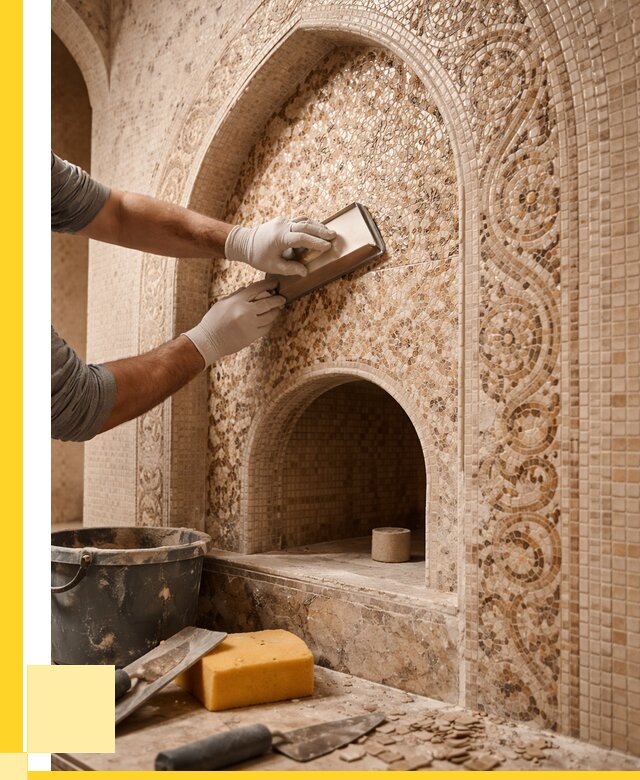 Мозаика для хамама в Бийске под ключ от 5194 р. | ЭриданБск